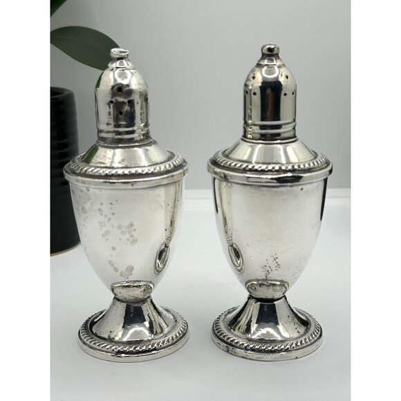 Duchin Creation Sterling Silver Weighted Salt & Pepper Shakers - Picture 4 of 6
